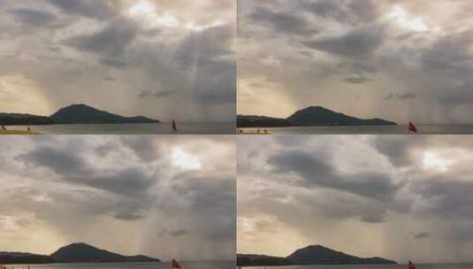云层移动的延时摄影高清在线视频素材下载