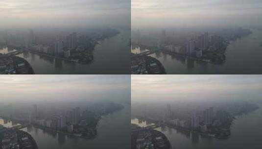 广州白鹅潭的清晨高清在线视频素材下载