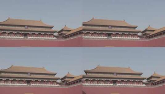 北京故宫紫禁城游玩意境4K实拍镜头高清在线视频素材下载