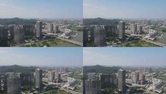 广州南沙风光航拍高清在线视频素材下载