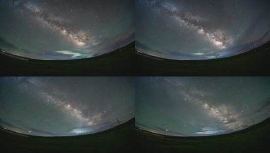 青海湖畔银河 夜景 星空 唯美 4k高清在线视频素材下载