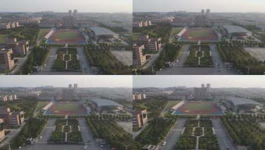 湖南衡阳师范学院航拍高清在线视频素材下载