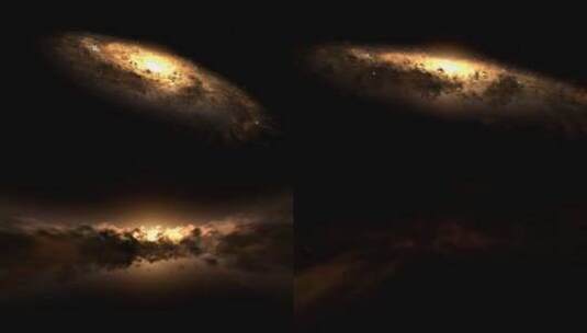 宇宙银河系高清在线视频素材下载