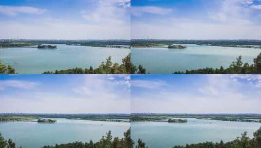4K延时拍摄颐和园昆明湖高清在线视频素材下载