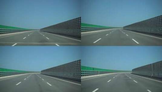 开车驾驶汽车行驶高速公路窗外风景第一视角高清在线视频素材下载