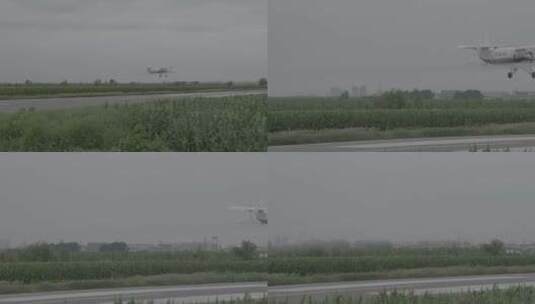 飞机洒农药慢镜头LOG高清在线视频素材下载