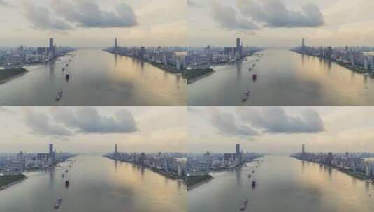 武汉长江空镜头高清在线视频素材下载