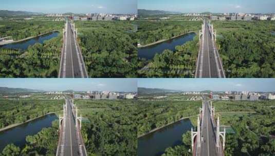航拍北京南环大桥高清在线视频素材下载