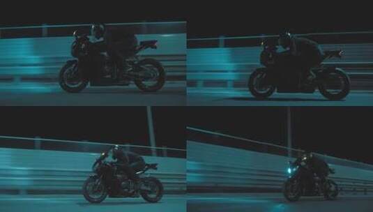 摩托车骑士高清在线视频素材下载
