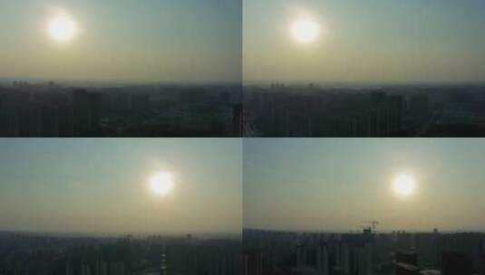 合集_雾霾城市污染4k航拍高清在线视频素材下载