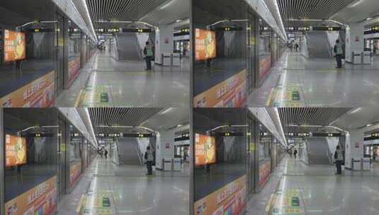 长沙光谷广场地铁场景高清在线视频素材下载