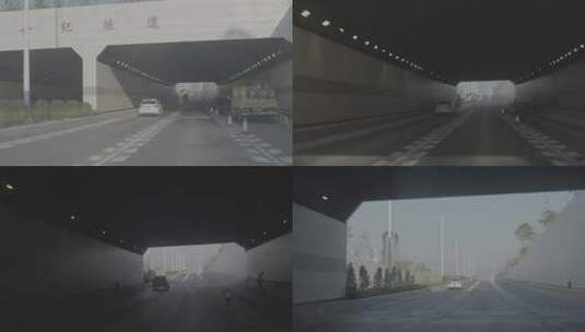 城市汽车隧道道路行驶高清在线视频素材下载
