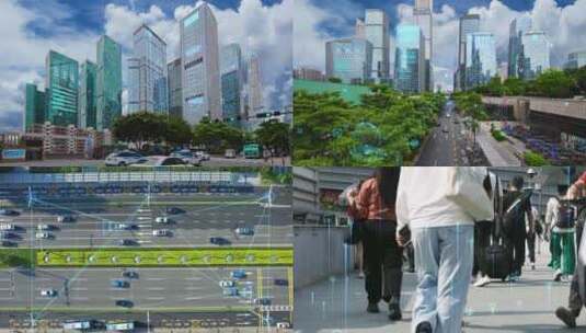 智慧科技城市高清在线视频素材下载