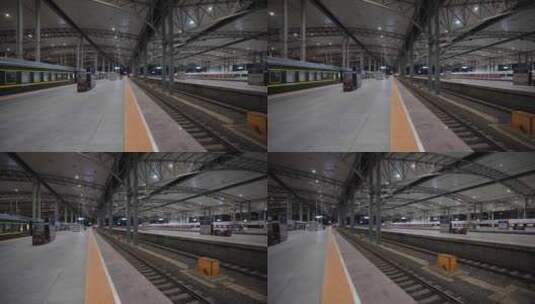 沈阳北站台列车站火车站-含声高清在线视频素材下载