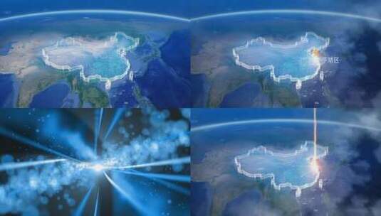 地球俯冲定位江苏辐射盐城亭湖区高清在线视频素材下载