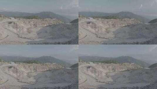 (4K) 浙江温州泰顺县矿山矿坑延时摄影高清在线视频素材下载