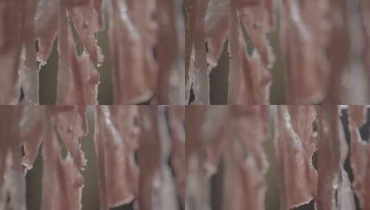 北京 裕德孚涮肉 羊肉卷高清在线视频素材下载