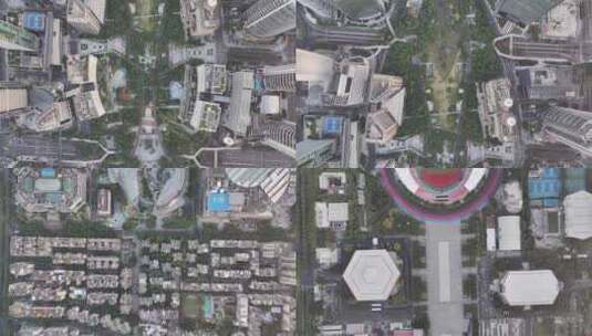 广州中轴体育中心高清在线视频素材下载