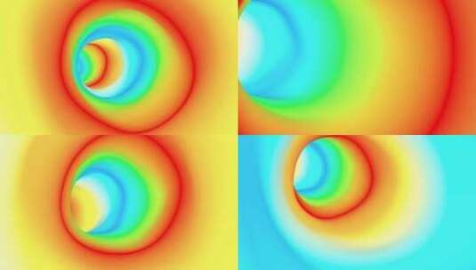 色彩趋势隧道简介能够无限循环高清在线视频素材下载