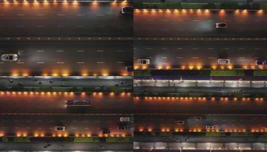 桂林解放桥夜景高清在线视频素材下载