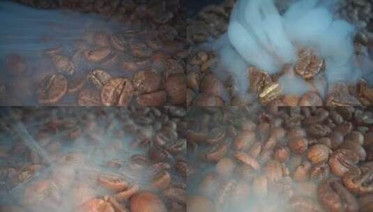 云南小粒咖啡 老蛙镜头 微距咖啡高清在线视频素材下载