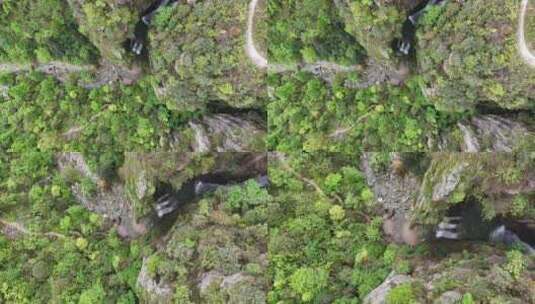 贵州瀑布航拍高清在线视频素材下载