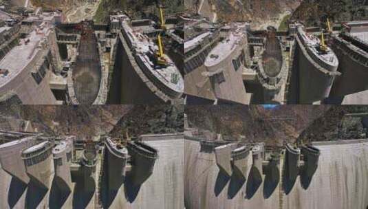 进步水坝工程高清在线视频素材下载