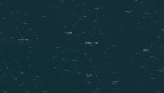 二进制数字技术背景动画4K高清在线视频素材下载