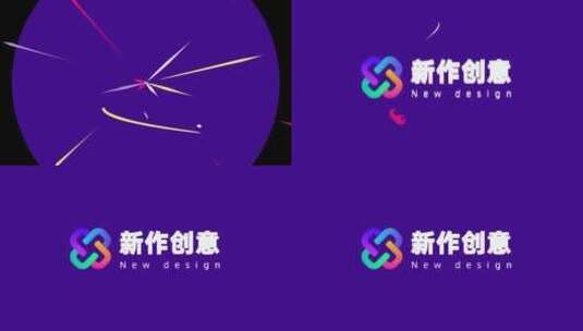 简约 卡通 线条 logo 创意 演绎高清AE视频素材下载