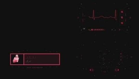 模板-赛博朋克医学医疗主题高清AE视频素材下载