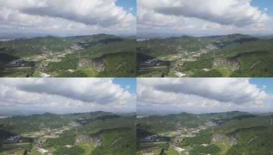 宁波江北区山区农村郊区4K航拍高清在线视频素材下载