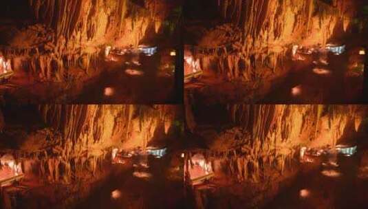亚洲洞穴，各种地质风貌高清在线视频素材下载