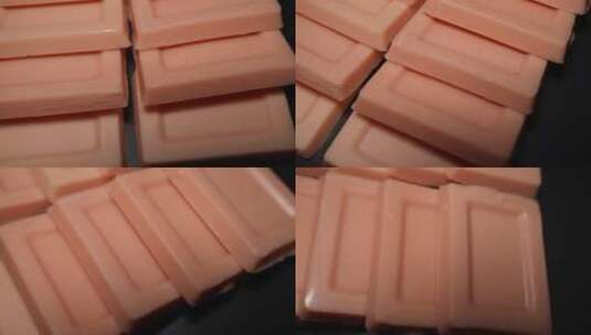 草莓巧克力朱古力水果巧克力糖果甜点高清在线视频素材下载