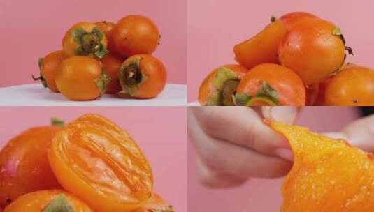 柿子 红柿子高清在线视频素材下载