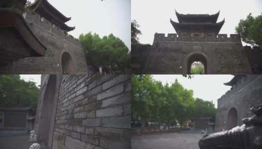 杭州古城墙陈列馆建筑4K视频合集高清在线视频素材下载