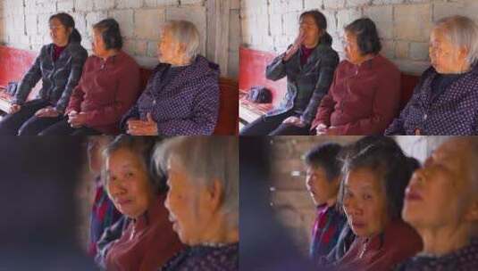 村口留守老人生活2高清在线视频素材下载