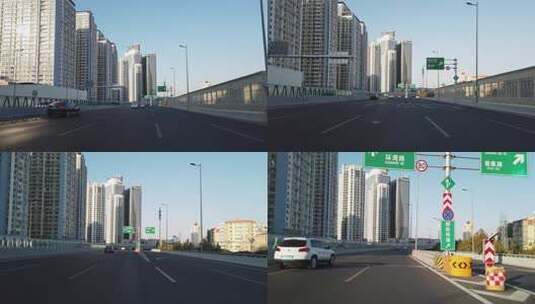 4k  高速公路自驾高清在线视频素材下载