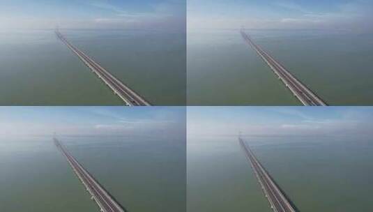 景观最长桥Suramadu高清在线视频素材下载