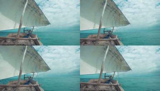 大海 渔船高清在线视频素材下载