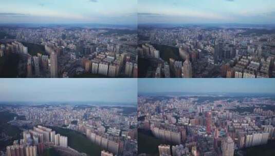 贵州贵阳花果园城市航拍合集高清在线视频素材下载