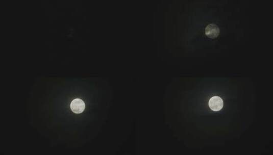 月黑风高的夜晚高清在线视频素材下载