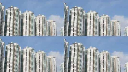 香港公共屋邨高清在线视频素材下载