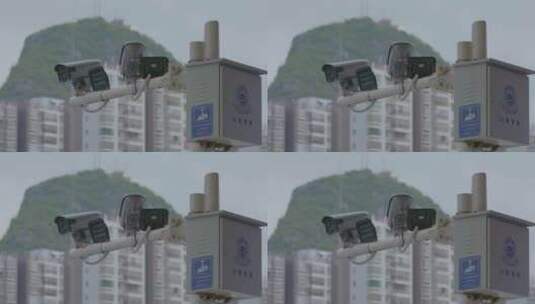 城市安全公安监控摄像头高清在线视频素材下载
