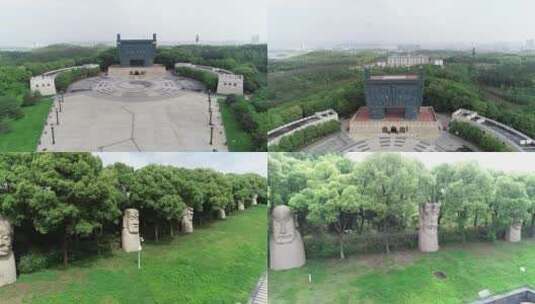 南昌傩文化公园高清在线视频素材下载