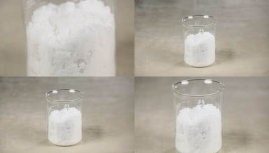 【镜头合集】白色化学粉末高清在线视频素材下载