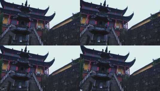 安徽九华山地藏禅林视频素材高清在线视频素材下载