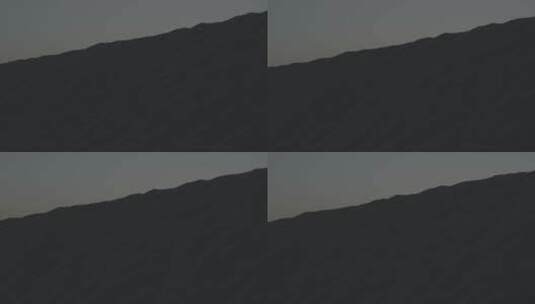 日落后的高原山峰高清在线视频素材下载