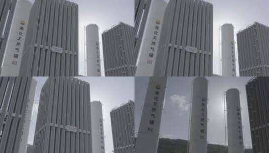 无人机拍摄城市建筑高清在线视频素材下载