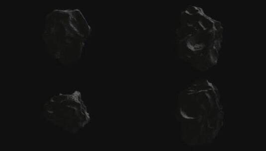 小行星陨石旋转-1高清在线视频素材下载