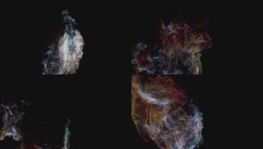 火焰烟雾粒子魔法特效背景元素 (26)高清在线视频素材下载